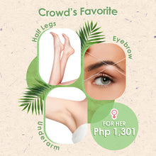 Load image into Gallery viewer, [Home Service] Crowd&#39;s Favorite - Half Legs, Eyebrow and Underarm

